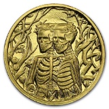 1/10 oz Gold Round Zodiac Series - Gemini