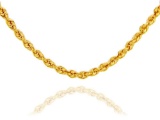 Rope Solid 10K Gold Chain 1.5mm 20