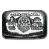 1 oz Hand-Poured Silver Bar - Lion