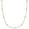 Diamonds by The Yard Bezel-Set Necklace in 14k Yellow Gold (0.33 ctw)