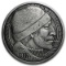 5 oz Silver Antique Round - Hobo Nickel Replica (The Fisherman)