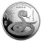 5 oz Silver Round - (2013 Year of the Snake)