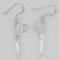 Classic Opening Sewing Shears / Scissor Earrings - Sterling Silver