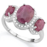 RUBY 925 STERLING SILVER RING