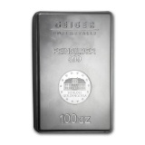 100 oz Silver Bar - Geiger (Security Line Series, New)