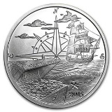 1 oz Silver Round - Finding Silverbug Island (BU)