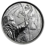 1 oz Silver Round - The Hobbit: The Daler of New Dale