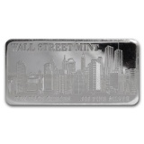 10 oz Silver Bar - Wall Street Mint (Type 1)