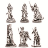 Silver Antique Statue - Frank Frazetta Collection (6-Piece Set)