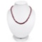 131.00 Carat Genuine Ruby .925 Sterling Silver Necklace