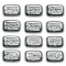 1 oz Silver Bar - Atlantis Mint (Zodiac Collection 12-Piece Set)