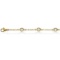 Diamond Anklet Bracelet Bezel Set 14K Yellow Gold (0.50ct)