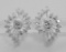Sparkling Cubic Zirconia Earrings - Sterling Silver
