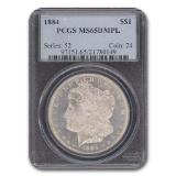 1884 Morgan Dollar MS-65 PCGS (DMPL)