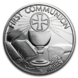 1 oz Silver Round - First Communion