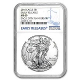 2016 Silver American Eagle MS-69 NGC (Early Releases)