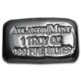 1 oz Silver Bar - Atlantis Mint