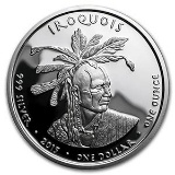 2015 1 oz Silver Proof State Dollars Pennsylvania Iroquois