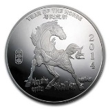 10 oz Silver Round - (2014 Year of the Horse)