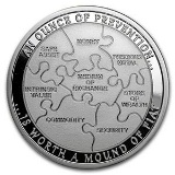 1 oz Silver Round - An Ounce of Prevention: Security