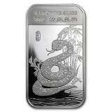 1 oz Silver Bar - (2013 Year of the Snake)