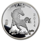 5 oz Silver Round - (2014 Year of the Horse)