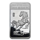1/2 oz Silver Bar - (2014 Year of the Horse)