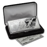 4 oz Silver Bar - 2016 $100 Bill (W/Box & COA)