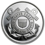 1 oz Silver Round - U.S. Coast Guard