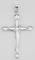 Classic Cross Pendant - Crucifix - Sterling Silver