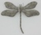 Marcasite Dragonfly Pin - Moving Wings - Sterling Silver