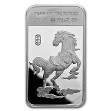 5 oz Silver Bar - (2014 Year of the Horse)