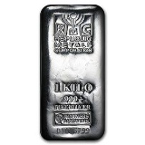 1 kilo Silver Bar - Republic Metals Corporation (RMC)
