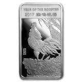 1/2 oz Silver Bar - (2017 Year of the Rooster)