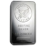 100 oz Silver Bar - Sunshine (MintMark SI)