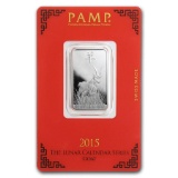 10 gram Silver Bar - PAMP Suisse (Year of the Goat)