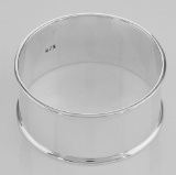 Classic Round Sterling Silver Napkin Ring