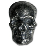 1 kilo Silver - MK Barz & Bullion (3D Skull)