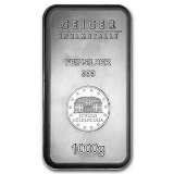 1 kilo Silver Bar - Geiger (Security Series/1000 Gram)