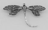 Dragonfly Pin - Sterling Silver