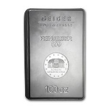 100 oz Silver Bar - Geiger (Security Line Series, New)