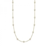 36 inch Diamonds by The Yard Station Necklace 14k Yellow Gold (4.00ct)