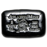 1 oz Silver Bar - Atlantis Mint (Zodiac Series, Leo)