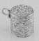 Victorian Style Floral Sewing Thimble Case in Fine Sterling Silver