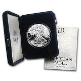 1 oz Proof Silver American Eagle (Random Year, w/Box & COA)