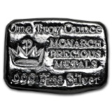 1 oz Silver Bar - Monarch Precious Metals