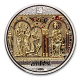 2016 Cook Islands Gold/Silver Shrine of the Three Kings Proof