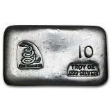 10 oz Silver Bar - Don't Tread On Me (PG&G)
