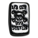 1/2 oz Silver Bar - Monarch Precious Metals (Skull & Bones)