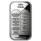 1 oz Silver Bar - Ten Commandments (German)